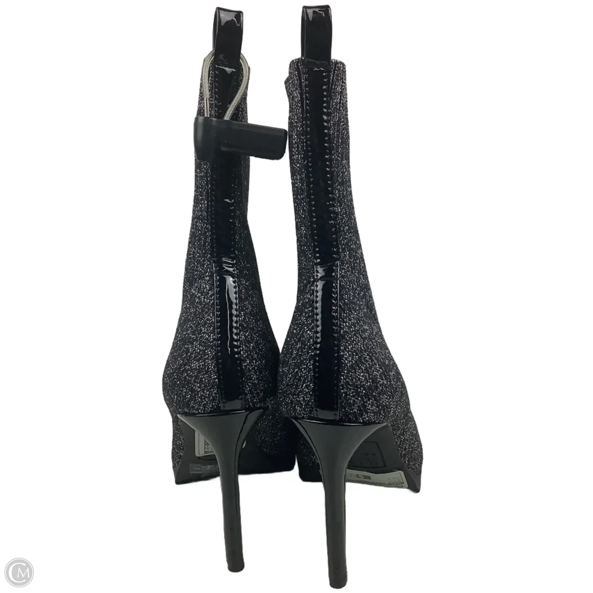 Boots Ankle Heels By Mix No 6 In Black, Size: 7 - Image 3