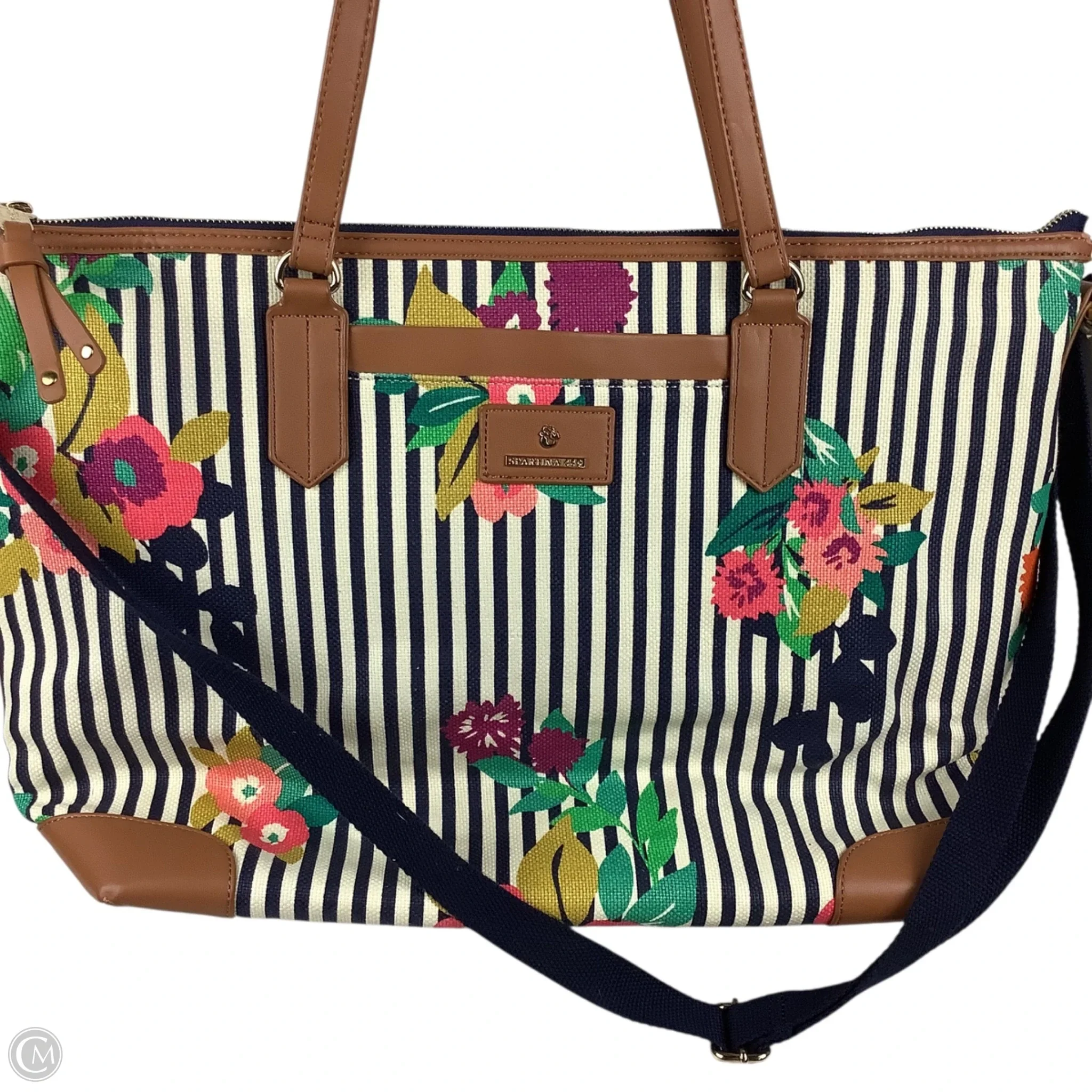 Handbag Tote By Spartina, Size: Medium - Image 3