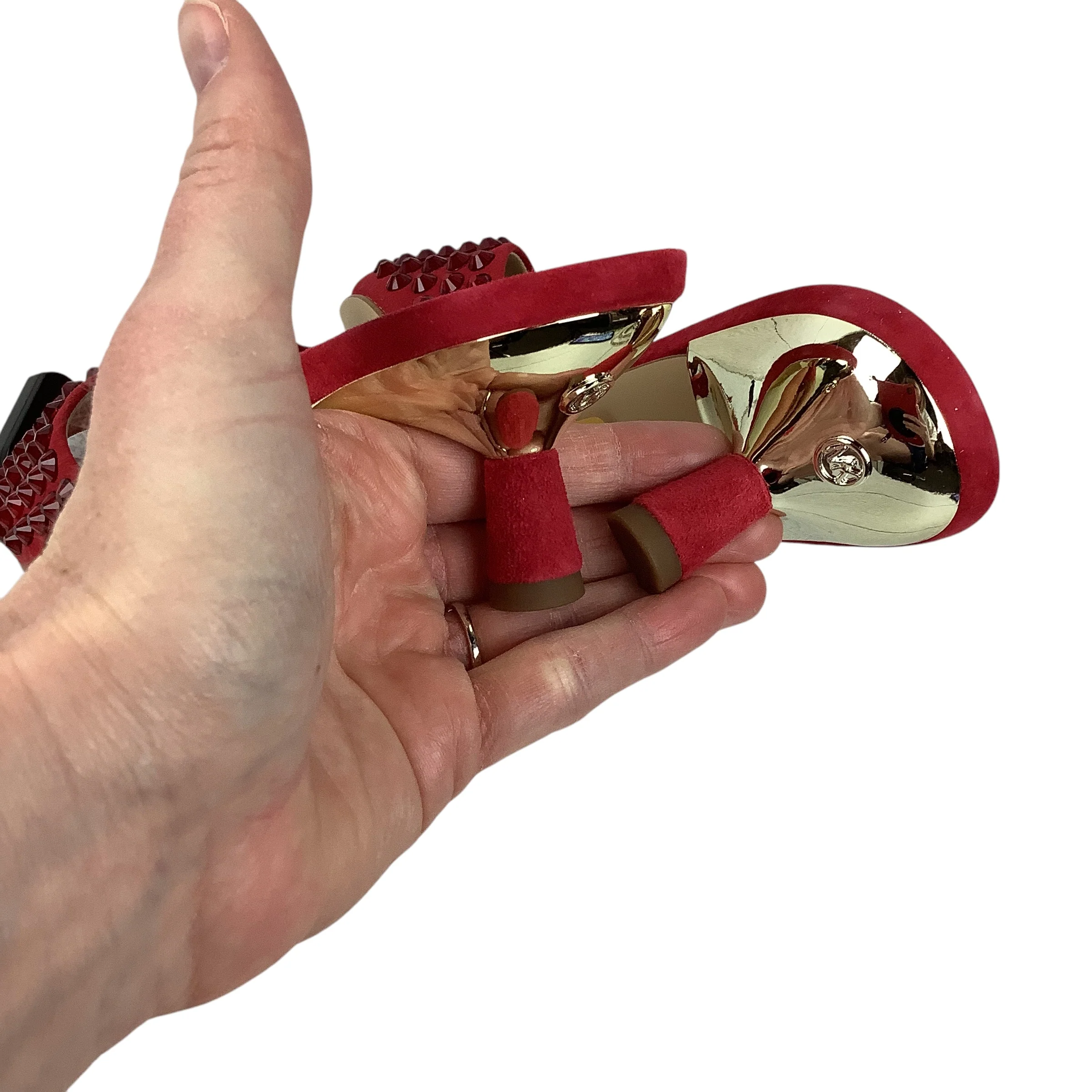 Shoes Designer By Michael Kors In Red, Size: 7 - Image 3