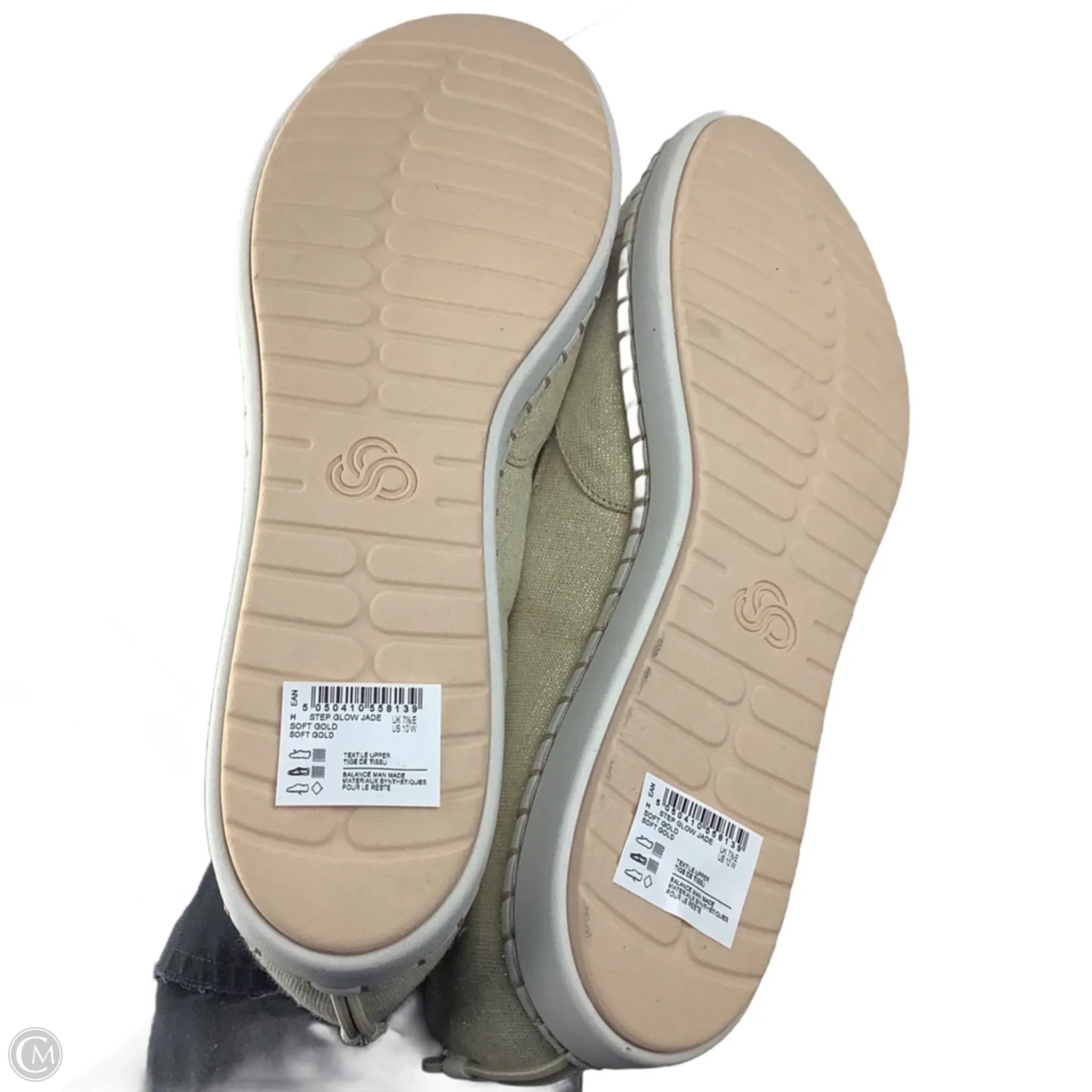 Shoes Flats By Clarks In Gold, Size: 10 - Image 4