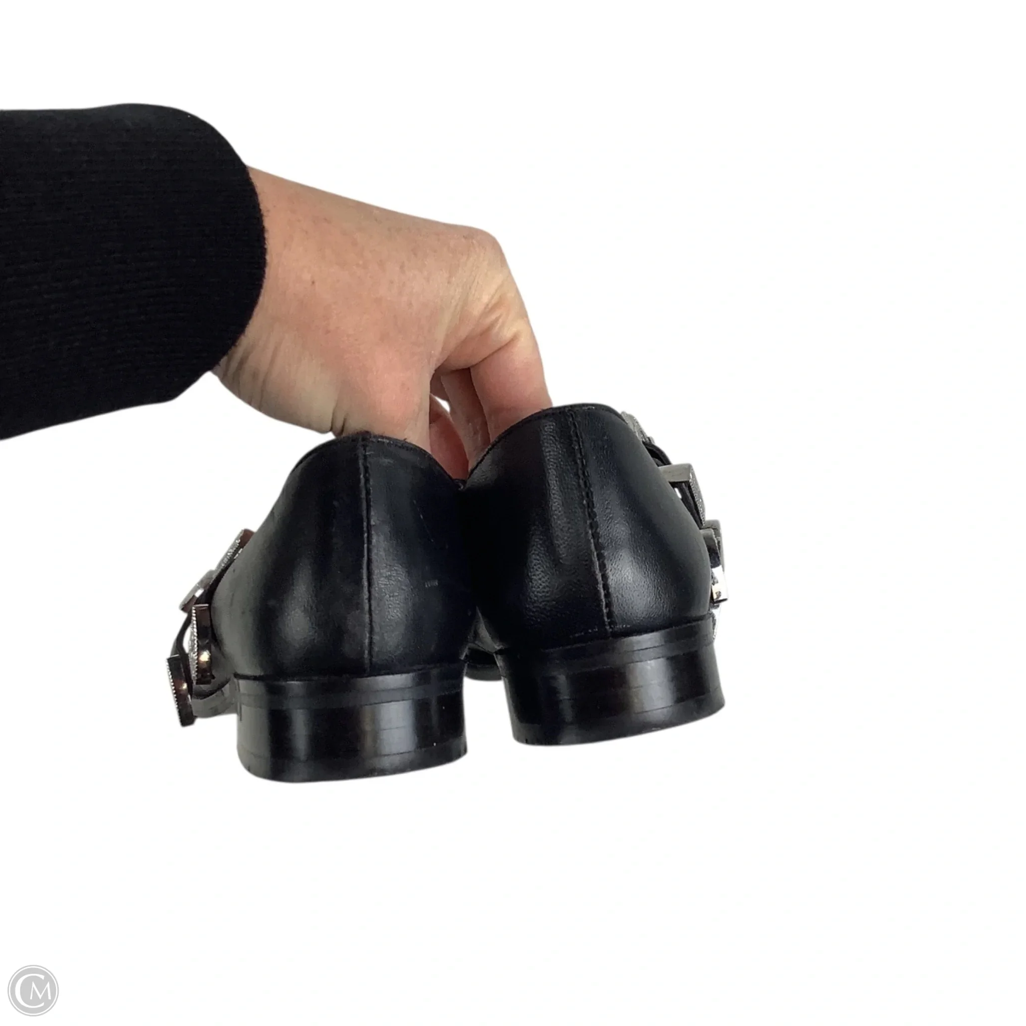 Shoes Flats By Clothes Mentor In Black, Size: 6.5 - Image 3