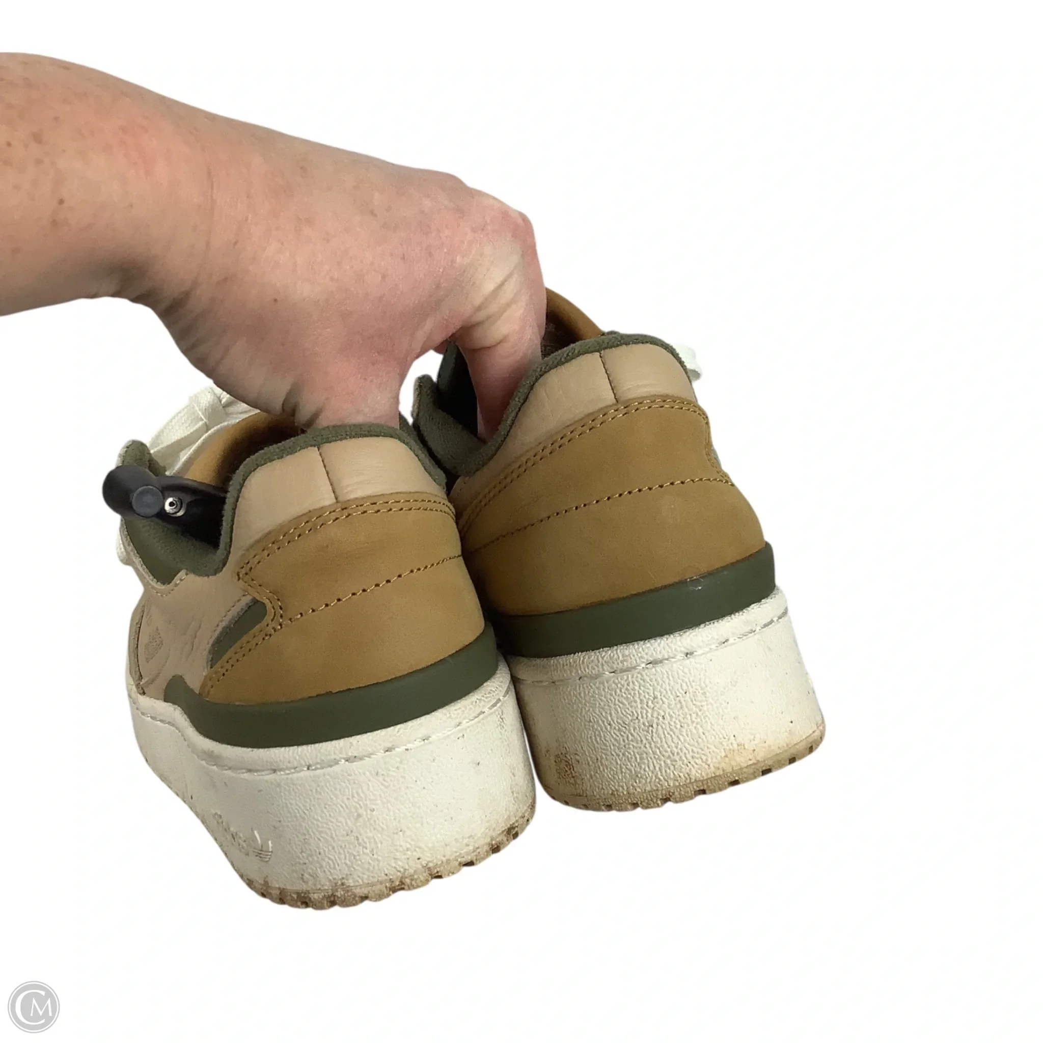 Shoes Sneakers Platform By Adidas In Tan, Size: 7 - Image 3