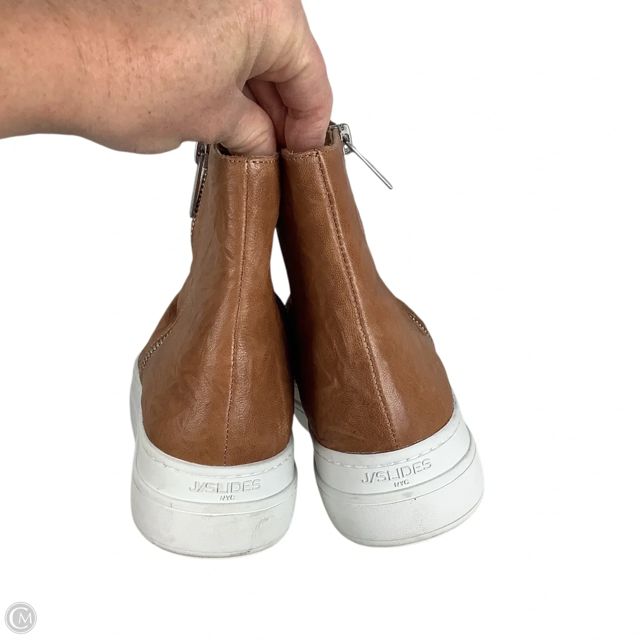 Shoes Sneakers Platform By J Slides In Brown, Size: 7 - Image 3